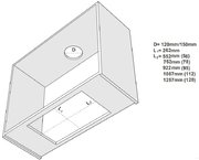 Встраиваемая вытяжка Pando EVO/780.11 INOX V.850 SEC фото 4 в Краснодаре