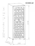 Винный шкаф La Sommeliere ECS80.2Z фото 2 в Краснодаре