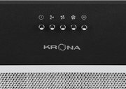Вытяжка Krona AMBRA 600 black PB фото 3 в Краснодаре