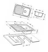 Мойка Смег LS101CO фото 2 в Краснодаре Мойка Smeg LS101CO фото 2 в Краснодаре