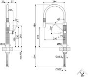 Смеситель Smeg MID6DKX фото 4 в Краснодаре