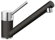 Смеситель Бланко Antas chrome/Silgranit антрацит фото в Краснодаре Смеситель Blanco Antas chrome/Silgranit антрацит фото в Краснодаре