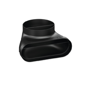 Угловой соединительный элемент (переходник) для плоского и круглого каналов BORA EFR90/1 фото в Краснодаре