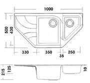 Мойка Smeg LSE102A фото 2 в Краснодаре