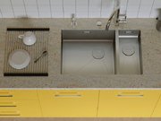 Мойка Омойкири TAKI 69-2-U/IF SIDE GB-R фото 2 в Краснодаре Мойка Omoikiri TAKI 69-2-U/IF SIDE GB-R фото 2 в Краснодаре