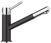 Смеситель Бланко Kano 526175 Silgranit черный фото в Краснодаре Смеситель Blanco Kano 526175 Silgranit черный фото в Краснодаре