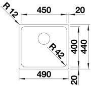 Мойка BLANCO SOLIS 450-IF нержавеющая сталь фото 3 в Краснодаре Мойка BLANCO SOLIS 450-IF нержавеющая сталь фото 3 в Краснодаре