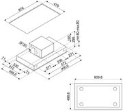 Встраиваемая вытяжка Smeg KSCB90XE фото 2 в Краснодаре