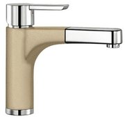 Смеситель Бланко Pylos-S chrome/Silgranit шампань фото в Краснодаре Смеситель Blanco Pylos-S chrome/Silgranit шампань фото в Краснодаре