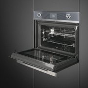 Комбинированный духовой шкаф с функцией СВЧ Smeg SF4102MCS фото 2 в Краснодаре