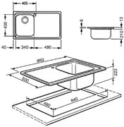 Мойка Смег LM861D фото 2 в Краснодаре Мойка Smeg LM861D фото 2 в Краснодаре
