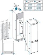 Встраиваемый холодильник Jacky`s JR BW1770 фото 3 в Краснодаре
