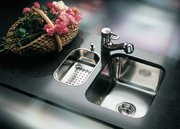 Мойка Blanco Supra 340-U клапан-автомат нержавеющая сталь фото 2 в Краснодаре