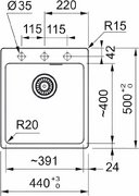 Мойка Франке MRG 610-39 FTL черный матовый фото 3 в Краснодаре Мойка Franke MRG 610-39 FTL черный матовый фото 3 в Краснодаре