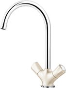 Смеситель Бланко Amona chrome/silgranit шампань фото в Краснодаре Смеситель Blanco Amona chrome/silgranit шампань фото в Краснодаре