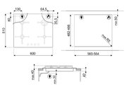 Варочная панель Smeg PV164S2 фото 3 в Краснодаре
