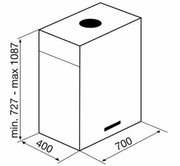 Вытяжка Korting KHA 7950 X Cube фото 3 в Краснодаре