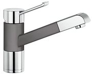 Смеситель Бланко Zenos-S chrome/Silgranit темная скала фото в Краснодаре Смеситель Blanco Zenos-S chrome/Silgranit темная скала фото в Краснодаре