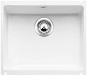 Мойка Blanco Subline 500-U глянцевый белый, клапан-автомат Мойка Blanco Subline 500-U глянцевый белый, клапан-автомат