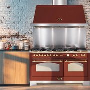 Вытяжка Lofra DOLCEVITA 150 RED BURGUNDY & BRASS фото 3 в Краснодаре