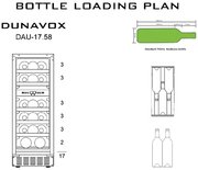 Винный шкаф Dunavox DAU-17.58DW фото 4 в Краснодаре