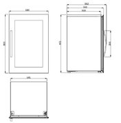 Встраиваемый винный шкаф Dometic E49FGB Elegance фото 2 в Краснодаре