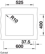 Мойка BLANCO SUBLINE 340/160-U Silgranit серый беж, чаша слева фото 3 в Краснодаре Мойка BLANCO SUBLINE 340/160-U Silgranit серый беж, чаша слева фото 3 в Краснодаре