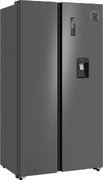 Отдельностоящий холодильник с инвертором и подачей воды Weissgauff WSBS 590 Inverter NoFrost Water Dispenser Grey фото 4 в Краснодаре