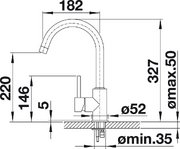 Смеситель Бланко MIDA 526649 Silgranit матовый черный фото 2 в Краснодаре Смеситель Blanco MIDA 526649 Silgranit матовый черный фото 2 в Краснодаре