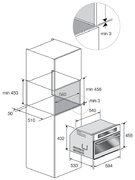Духовой шкаф Fulgor Milano FCSO 4511 TM BK фото 4 в Краснодаре