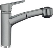 Смеситель Бланко MERKUR-S SILGRANIT антрацит фото 2 в Краснодаре Смеситель Blanco MERKUR-S SILGRANIT антрацит фото 2 в Краснодаре