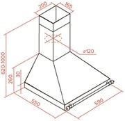 Вытяжка Teka DOS 60 BEIGE-BRASS фото 2 в Краснодаре