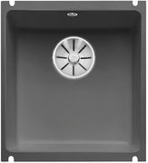 Мойка Blanco SUBLINE 375-U керамика отводная арматура InFino® базальт Мойка Blanco SUBLINE 375-U керамика отводная арматура InFino® базальт