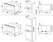 Встраиваемая микроволновая печь Smeg MP122B3 фото 4 в Краснодаре