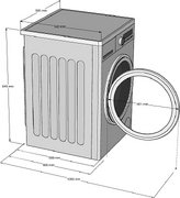 Сушильная машина Korting KD 60HP83 фото 4 в Краснодаре