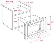 Встраиваемая микроволновая печь Teka ML 820 BIS WH WHITE фото 2 в Краснодаре
