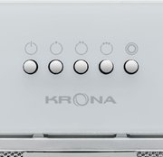 Встраиваемая вытяжка Krona LUISA 600 GLASS WHITE PB фото 4 в Краснодаре