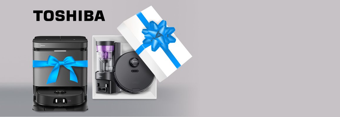 Акция! Пылесос в подарок при покупке техники Toshiba