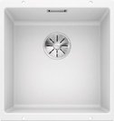 Мойка Blanco SUBLINE 400-U SILGRANIT отводная арматура InFino® белый