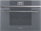 Компактный духовой шкаф с пароваркой Smeg SF4104VCS