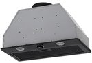 Встраиваемая вытяжка KRONA SVEN 600 black one knob