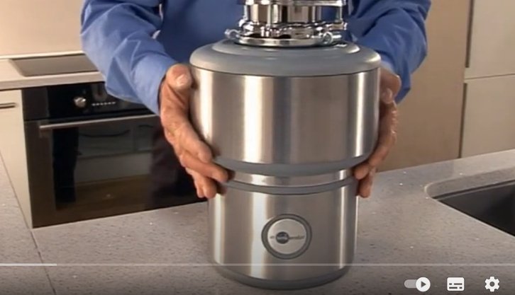 Тройная система измельчения пищевых отходов от Insinkerator Evolution 200